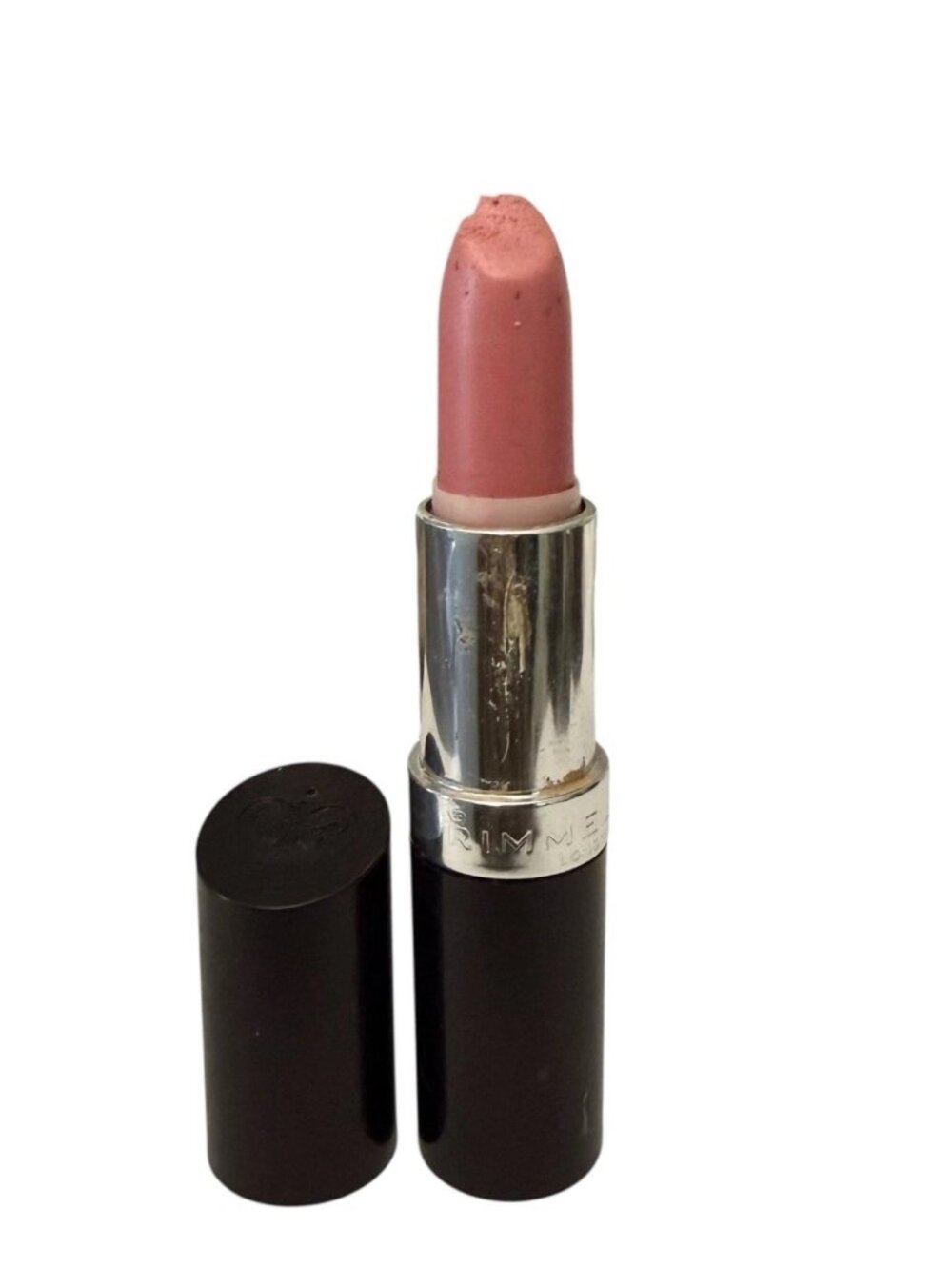 RIMMEL Lasting Finish Lipstick 006 Pink Blush *NEW Nicked Tip &Scratch Container